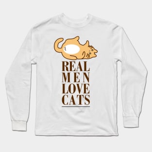 Real Men Love Cats Long Sleeve T-Shirt